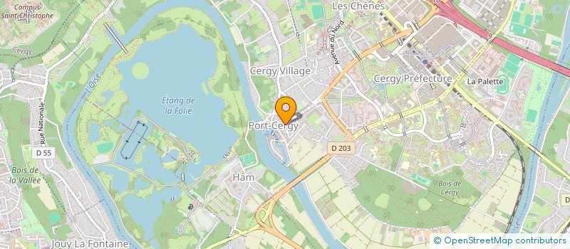 localisation de l'entreprise MONSIEUR LAHOUCINE BIMEZGANE  CERGY