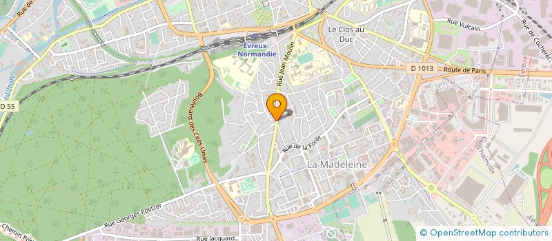 localisation de l'entreprise MONSIEUR LAHOUCINE BOUDEBOUCH à EVREUX