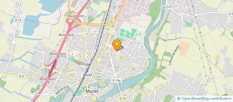 localisation de l'entreprise MONSIEUR LAHOUCINE BOUNNIT  MURET