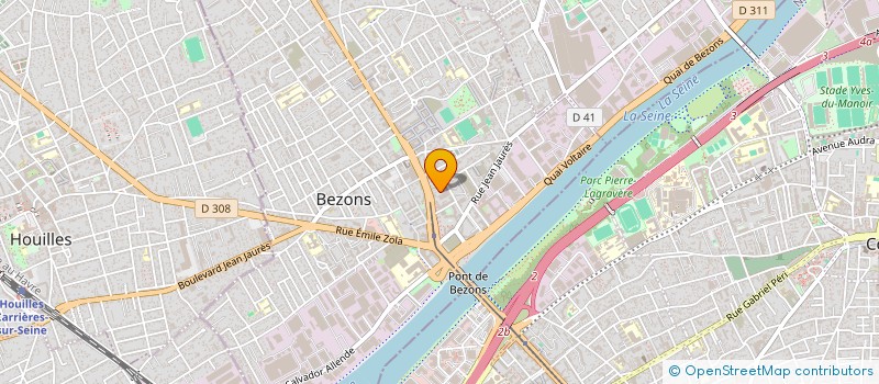 localisation de l'entreprise MONSIEUR LAHOUCINE BOUSBAISSE  BEZONS