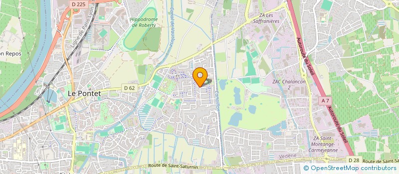 localisation de l'entreprise MONSIEUR LAHOUCINE BOUSSERRA  LE PONTET