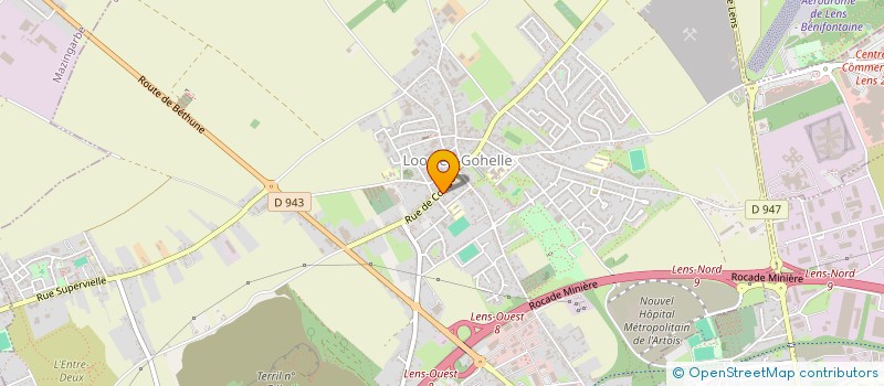 localisation de l'entreprise MONSIEUR LAHOUCINE BOUTEITE  LOOS-EN-GOHELLE