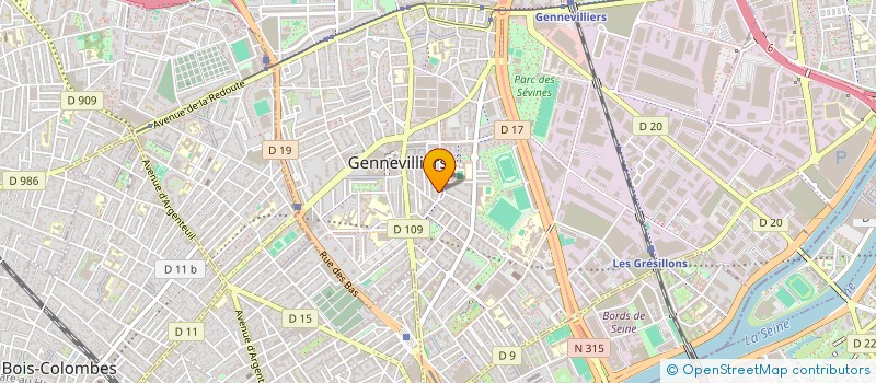 localisation de l'entreprise MONSIEUR LAHOUCINE EL MAGHFOUR  GENNEVILLIERS