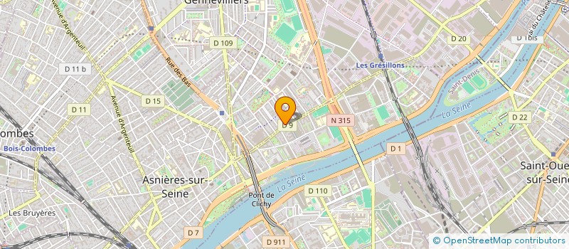 localisation de l'entreprise MONSIEUR LAHOUCINE FIDEL à GENNEVILLIERS