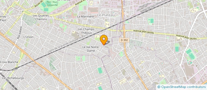 localisation de l'entreprise MONSIEUR LAHOUCINE GHANIA  SARTROUVILLE