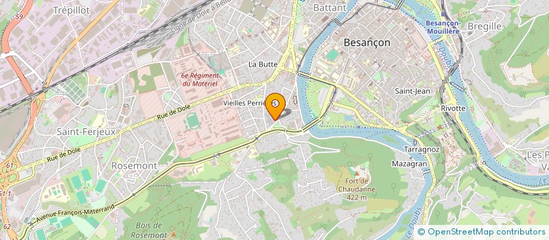 localisation de l'entreprise MONSIEUR LAHOUCINE HAJJANE à BESANCON