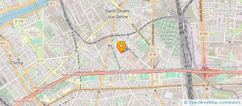localisation de l'entreprise MONSIEUR LAHOUCINE HAMMA à SAINT-OUEN-SUR-SEINE