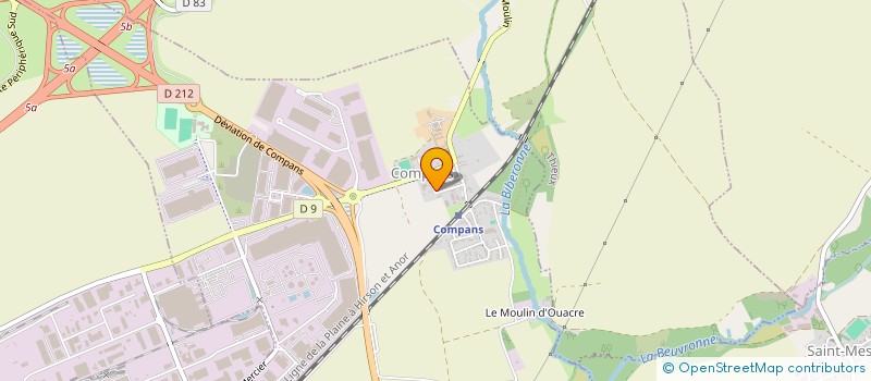 localisation de l'entreprise MONSIEUR LAHOUCINE JNANI  COMPANS