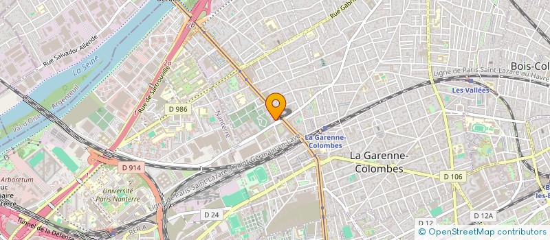 localisation de l'entreprise MONSIEUR LAHOUCINE LACHGER à COLOMBES