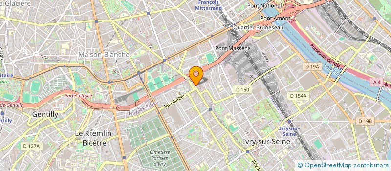 localisation de l'entreprise MONSIEUR LAHOUCINE LACHGUER  IVRY-SUR-SEINE