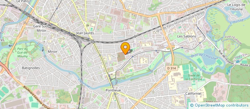 localisation de l'entreprise MONSIEUR LAHOUCINE NAIT OUFKIR  LE MANS