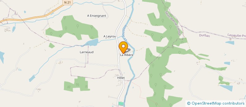 localisation de l'entreprise MONSIEUR LAHOUCINE OUCHBAKOU  PESSAN