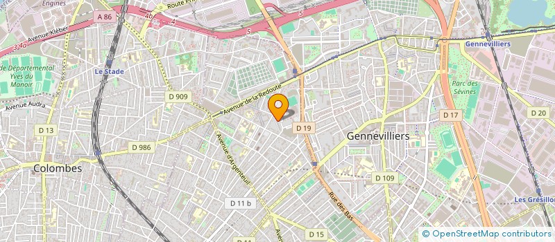 localisation de l'entreprise MONSIEUR LAHOUCINE OUMALINE  ASNIERES-SUR-SEINE