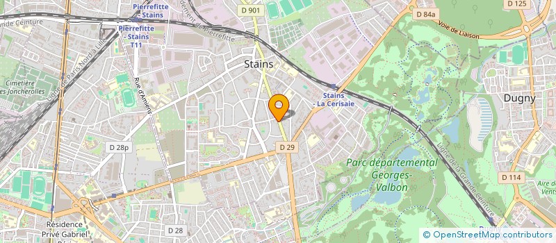 localisation de l'entreprise MONSIEUR LAHOUCINE SAMER à STAINS