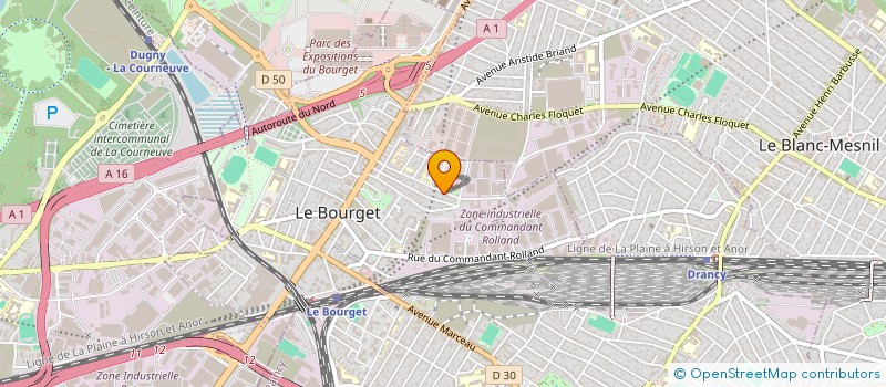 localisation de l'entreprise MONSIEUR LAHOUCINE ZMOUG à LE BOURGET