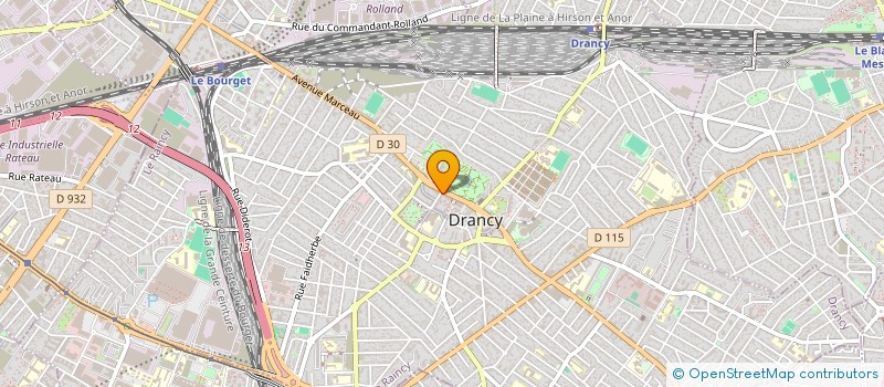 localisation de l'entreprise MONSIEUR LAHOUSSAINE EL MOUMMOU  DRANCY