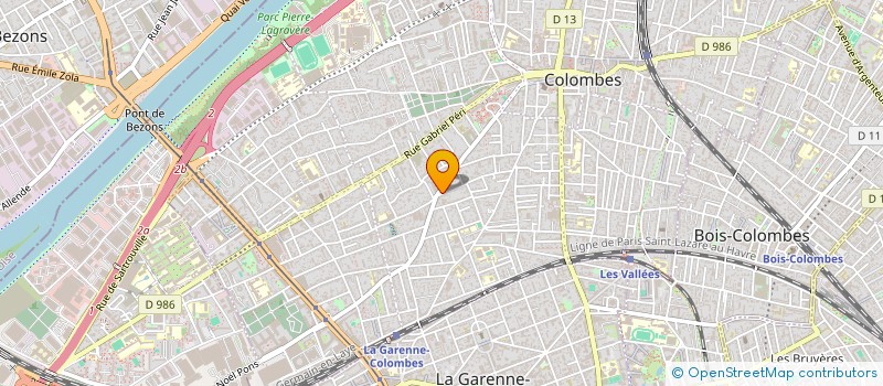 localisation de l'entreprise MONSIEUR LAHOUSSINE AHBIB à COLOMBES