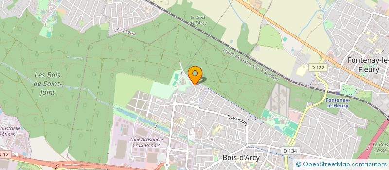 localisation de l'entreprise MONSIEUR LAHOUSSINE AKHENKHAM  BOIS-D'ARCY