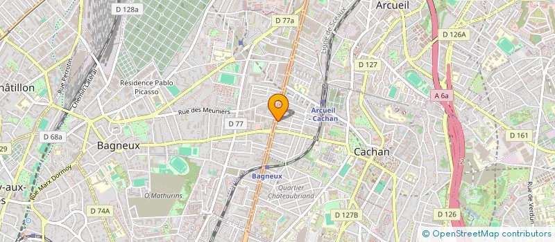 localisation de l'entreprise MONSIEUR LAHOUSSINE ASEFFAR à CACHAN
