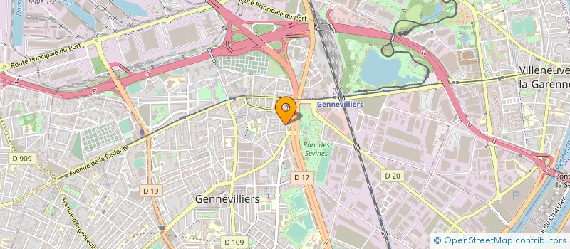 localisation de l'entreprise MONSIEUR LAHOUSSINE BATAHA à GENNEVILLIERS