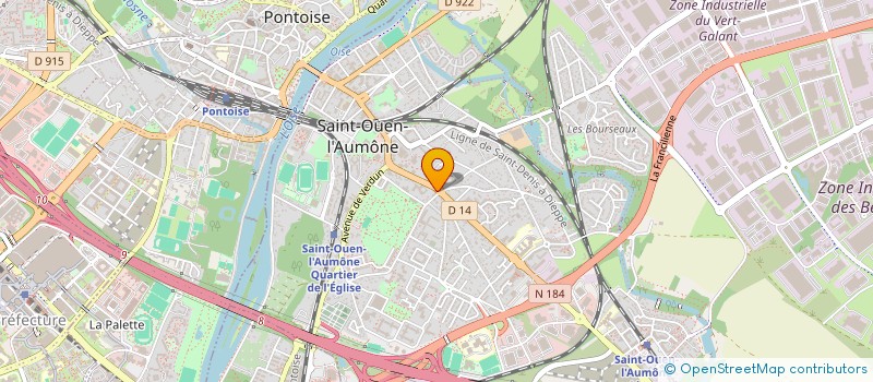 localisation de l'entreprise MONSIEUR LAHOUSSINE CHBIT à SAINT-OUEN-L'AUMONE