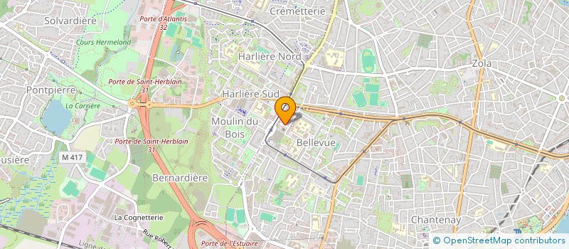 localisation de l'entreprise MONSIEUR LAHOUSSINE JAZOULY  NANTES