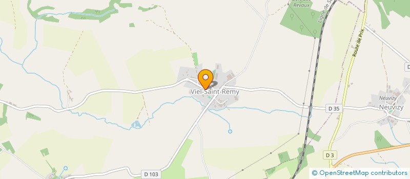 localisation de l'entreprise MONSIEUR LAHOUSSINE NACHAT  VIEL-SAINT-REMY