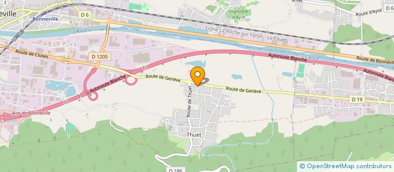 localisation de l'entreprise MONSIEUR LAHSEN AMRANI  BONNEVILLE