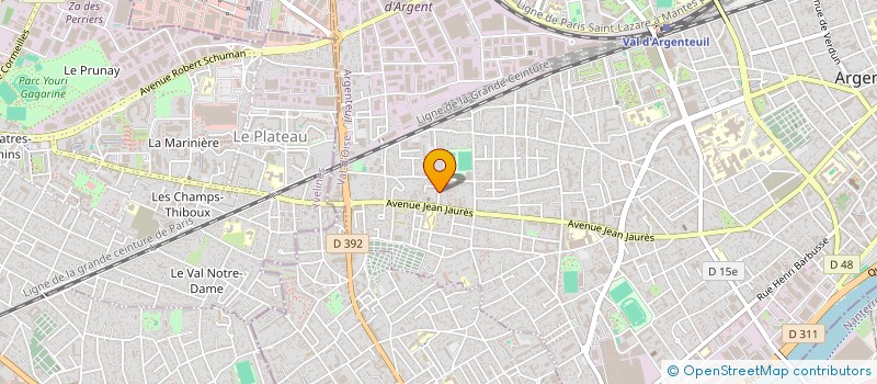 localisation de l'entreprise MONSIEUR LAHSEN BOUGDAL  ARGENTEUIL