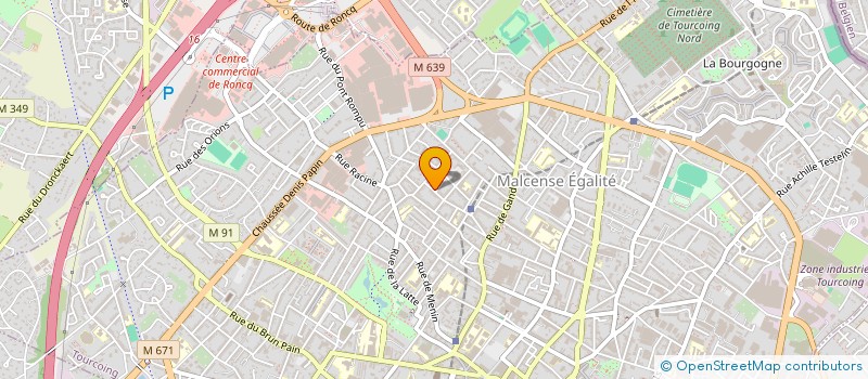 localisation de l'entreprise MONSIEUR LAHSEN CHADA  TOURCOING