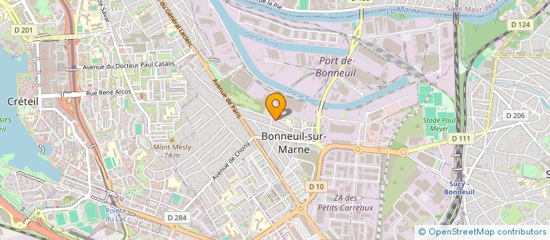 localisation de l'entreprise MONSIEUR LAHSEN CHAYEB  BONNEUIL-SUR-MARNE