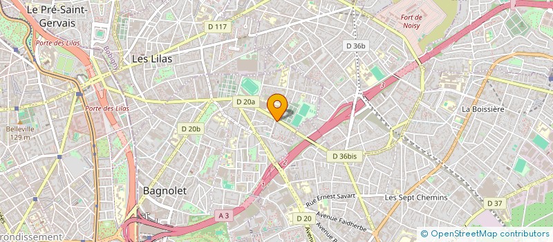 localisation de l'entreprise MONSIEUR LAHSEN MRASNI à BAGNOLET