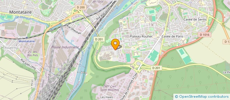 localisation de l'entreprise MONSIEUR LAHSSEN BENSELAM  CREIL