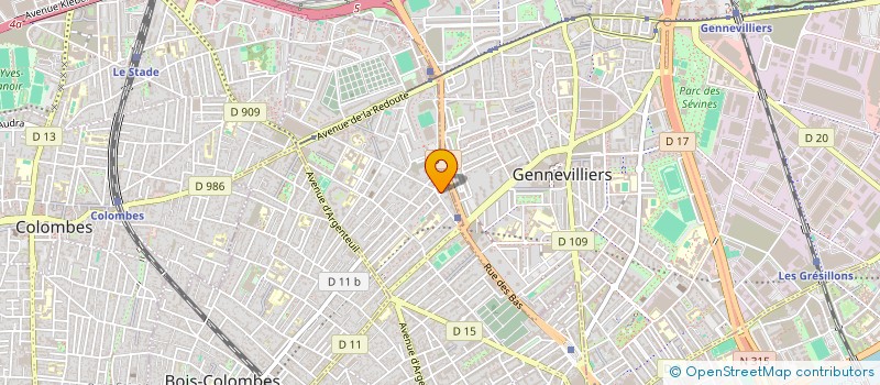 localisation de l'entreprise MONSIEUR LAHSSEN OUBNI  ASNIERES-SUR-SEINE