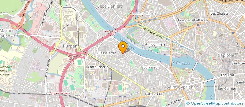 localisation de l'entreprise MONSIEUR LAID ABBOU à TOULOUSE