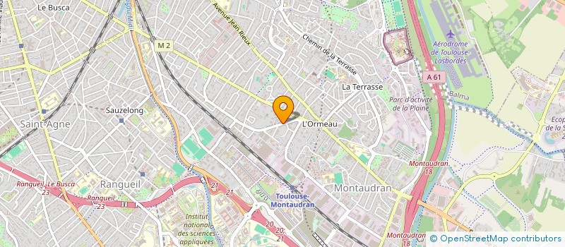 localisation de l'entreprise MONSIEUR LAID ABDI  TOULOUSE