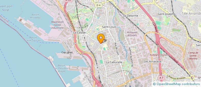 localisation de l'entreprise MONSIEUR LAID BADRI à MARSEILLE