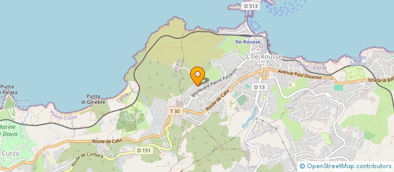 localisation de l'entreprise MONSIEUR LAID BELBRINI à L'ILE ROUSSE