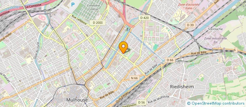 localisation de l'entreprise MONSIEUR LAID BOUIDA  MULHOUSE