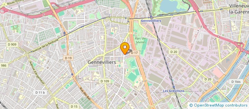 localisation de l'entreprise MONSIEUR LAID DENGOU à GENNEVILLIERS