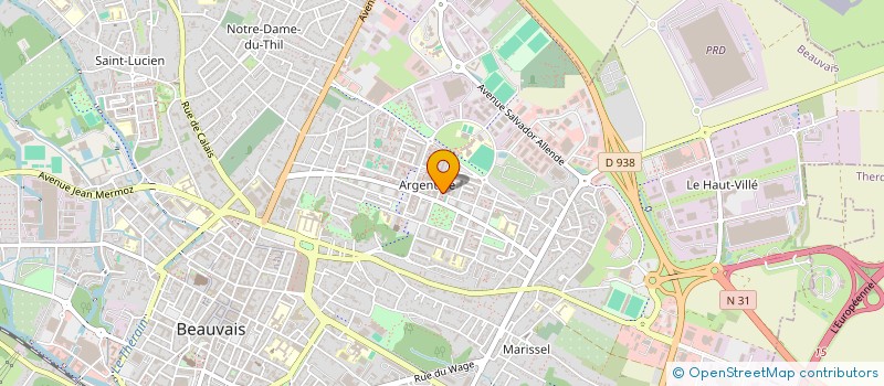 localisation de l'entreprise MONSIEUR LAID GUEDOUARI  BEAUVAIS