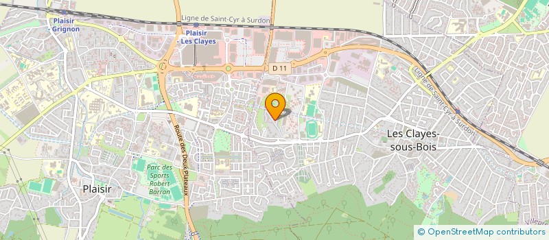 localisation de l'entreprise MONSIEUR LAID GUENDOUZ  LES CLAYES-SOUS-BOIS