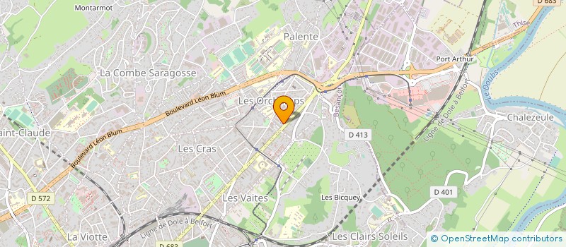 localisation de l'entreprise MONSIEUR LAID HAKKAR à BESANCON