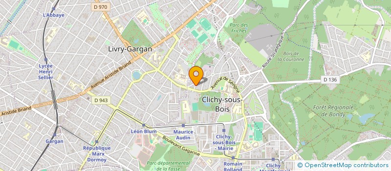 localisation de l'entreprise MONSIEUR LAID MALKI à CLICHY-SOUS-BOIS