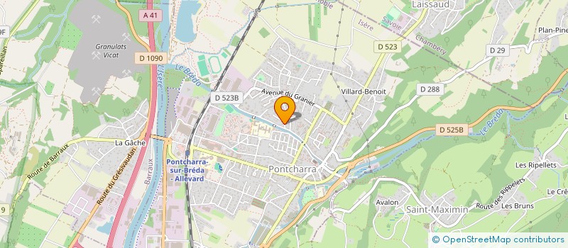 localisation de l'entreprise MONSIEUR LAID MEDDAH  PONTCHARRA