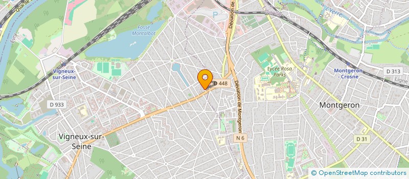 localisation de l'entreprise MONSIEUR LAID MOKRANE à VIGNEUX-SUR-SEINE