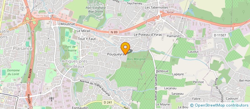 localisation de l'entreprise MONSIEUR LAID SLIMANE  ARTIGUES-PRES-BORDEAUX