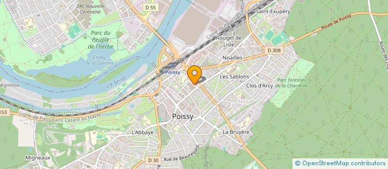 localisation de l'entreprise MONSIEUR LAID TABANE  POISSY