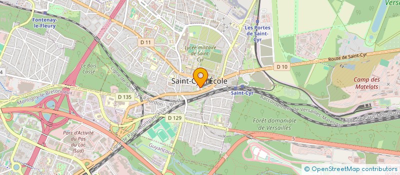 localisation de l'entreprise MONSIEUR LAID TALEB AHMED à SAINT-CYR-L'ECOLE