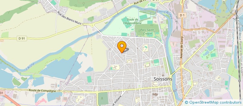 localisation de l'entreprise MONSIEUR LAID YOUSFI à SOISSONS